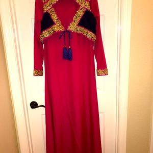 Long pakistani Indian kaftan abaya dress gown
